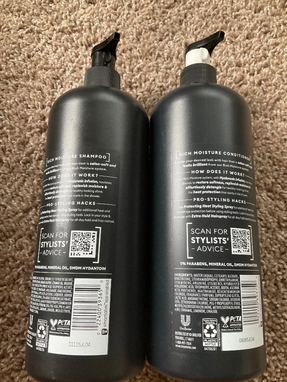 2-pc Bundle TRESemme Rich Moisture Shampoo & Conditioner